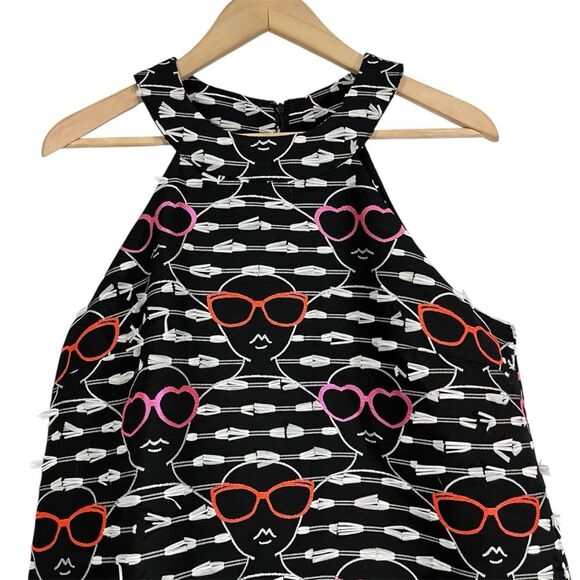 Anthropologie Hutch Stacy Sunglass Mini Shift Dress Retro M - Picture 5 of 11